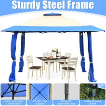 Load image into Gallery viewer, 13'x13' Pop Up Canopy Tent Instant Outdoor Folding Canopy Shelter-Blue
