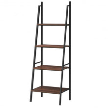 Load image into Gallery viewer, 4 Tier Bookcase Metal Frame Bookshelf Storage Plant Stand
