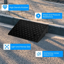 Load image into Gallery viewer, 2 PCS 5" Rubber Car Curb Ramps
