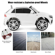 Load image into Gallery viewer, 12V Licensed AudiQ8 Kids Ride On Car-White
