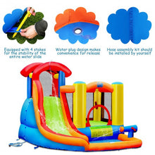 Load image into Gallery viewer, Kid Inflatable Bounce House Water Slide Castle with Blower
