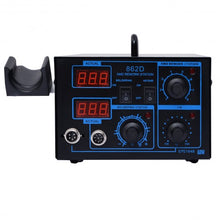 Load image into Gallery viewer, Pro 2In1 862D+ SMD Soldering Iron  LED Display w/4 Nozzles
