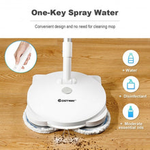 Load image into Gallery viewer, Electric Wireless Spin Spray Mop Sweeper
