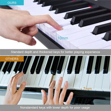 Load image into Gallery viewer, BX-II 61 Key Digital Piano Touch sensitive with Bluetooth and MP3-White
