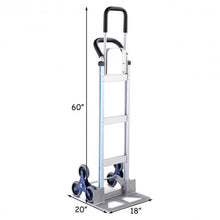 Load image into Gallery viewer, 2-in-1 550 lbs Hand Truck Stair Aluminum Cart Dolly
