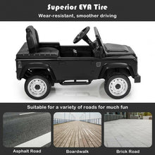 Load image into Gallery viewer, Landrover Defender Licensed Pedal Powered Car-Black
