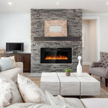 Load image into Gallery viewer, 36" Recessed Ultra Thin Wall Mounted Electric Fireplace
