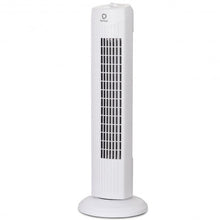 Load image into Gallery viewer, Fantask 35W 28" Quiet Bladeless Oscillating Tower Fan-White
