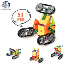 Load image into Gallery viewer, 51 Pcs Magnetic Tiles Building Blocks Set
