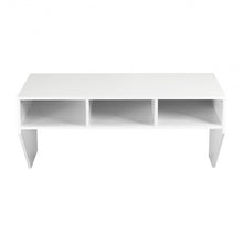 Load image into Gallery viewer, Wall Mounted Floating Computer Table Desk Storage Shelf-White
