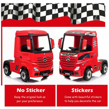 Load image into Gallery viewer, 12 V Mercedes Benz Actros Electric Kids Ride on Truck w/ Remote Control &amp; MP3
