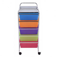 Load image into Gallery viewer, 15 Drawers Rolling Storage Cart Organizer
