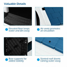 Load image into Gallery viewer, Plastic Waterproof Ventilate Pet Puppy House
