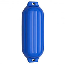 Load image into Gallery viewer, 4 Ribbed Marine 8.5" x 27"  Boat Fender Vinyl Bumper-Blue

