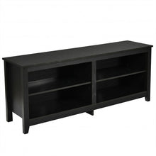 Load image into Gallery viewer, 4-Cubby TV Stand Media Console for TV's up to 65" with 3-Position Height Adjustable Shelf
