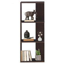 Load image into Gallery viewer, 3-tier Freestanding Decorative Storage Wooden Bookcase
