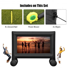 Load image into Gallery viewer, Inflatable Outdoor Movie Projector Screen with Blower-18'
