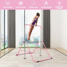 Load image into Gallery viewer, Expandable Gymnastics Training Bar Adjustable Junior Horizontal Kip Bar
