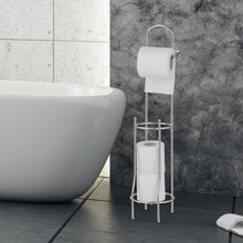 Load image into Gallery viewer, Free Standing Toilet Paper Roll Holder for Bathroom Storage

