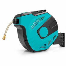 Load image into Gallery viewer, 1/2” 65 + 6.5FT Wall Mounted Auto Winder Retractable Garden Hose Reel
