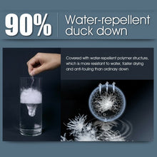 Load image into Gallery viewer, Women's Hooded Long Down Coat with Faux-fur Trim-Red-XL
