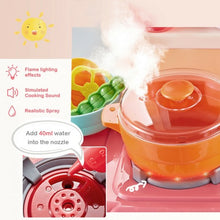 Load image into Gallery viewer, Kitchen Playset with Simulation of Spray &amp; Realistic Lights &amp; Sounds
