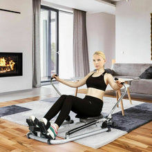 Load image into Gallery viewer, Exercise Adjustable Double Hydraulic Resistance Rowing Machine
