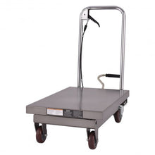 Load image into Gallery viewer, 500 lb Capacity Rolling Table Hydraulic Cart w/Foot
