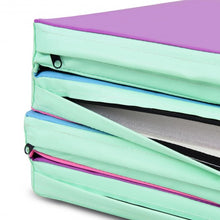 Load image into Gallery viewer, 4' x 8' x 2" Portable Gymnastics Mat Folding Exercise Mat
