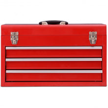 Load image into Gallery viewer, Portable Garage Mechanic Tool Cabinet Box with 3 Drawers
