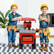 Load image into Gallery viewer, 2 in 1 Travel Suitcase Toy Tool Set with Height Adjustment

