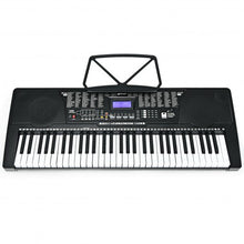 Load image into Gallery viewer, 61-Key Electronic Keyboard Piano with Lighted Keys and Bench
