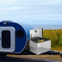 Load image into Gallery viewer, 24" Aluminum Truck Trailer Pickup Storage Underbody Tool Box
