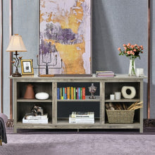 Load image into Gallery viewer, 2-Tier Entertainment Media Console Center-Gray
