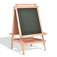 Load image into Gallery viewer, All in One Kid's Double Side Wooden Art Easel with Paper Roll
