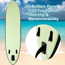 Load image into Gallery viewer, 11 Feet Inflatable Standing Board Surfboard with Bag and Paddle
