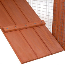 Load image into Gallery viewer, Outdoor Wooden Rabbit Bunny Chicken Coops Cages with Tray

