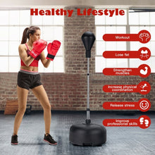 Load image into Gallery viewer, Freestanding Punching Bag with Stand Boxing Gloves for Adult Kids Adjustable
