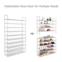 Load image into Gallery viewer, 50 Pair 10 Tiers Shoe Rack Shelf Storage Organizer
