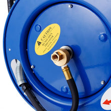 Load image into Gallery viewer, 300 PSI 3/8" x 25' Auto Rewind Retractable Compressor Hose Reel
