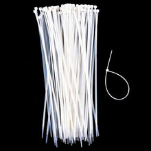 Load image into Gallery viewer, 1000 pcs 12" Nylon Plastic Self Lock Cable Loop Ties Wire-White
