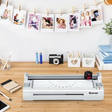 Load image into Gallery viewer, 9" Hot and Cold Paper Trimmer with 25 Pouches and Corner Rounder-White
