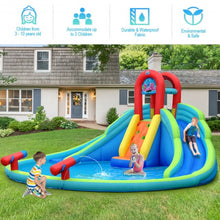 Load image into Gallery viewer, Kids Inflatable Water Slide Bounce House with Carry Bag
