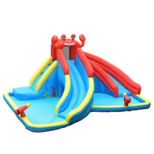 Load image into Gallery viewer, Inflatable Water Slide Crab Dual Slide Bounce House
