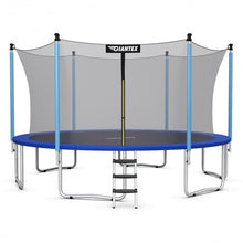Load image into Gallery viewer, 12 FT Trampoline Combo Bounce with Spring Pad Ladder
