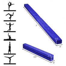 Load image into Gallery viewer, 7' Sectional Gymnastics Floor Balance Beam-Blue
