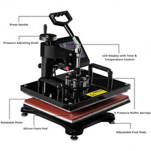 Load image into Gallery viewer, 6 in 1 Digital Transfer Heat Press Machine
