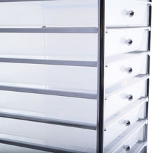 Load image into Gallery viewer, 10 Drawer Rolling Storage Cart Organizer-Clear
