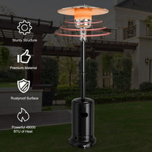 Load image into Gallery viewer, Patio Propane Standing LP Gas Steel Accessories Heater-Black
