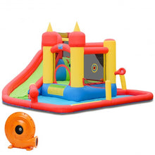 Load image into Gallery viewer, Inflatable Water Slide Jumping Bounce House with 740 W Blower
